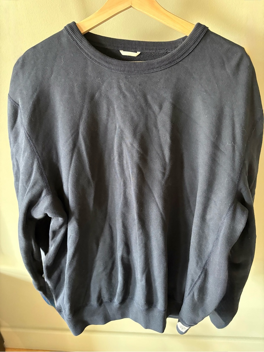 Reigning Champ-Classic Men's Crewneck Sweater - Navy